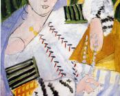 亨利 马蒂斯 : 有绿色袖子的罗马尼亚罩衫